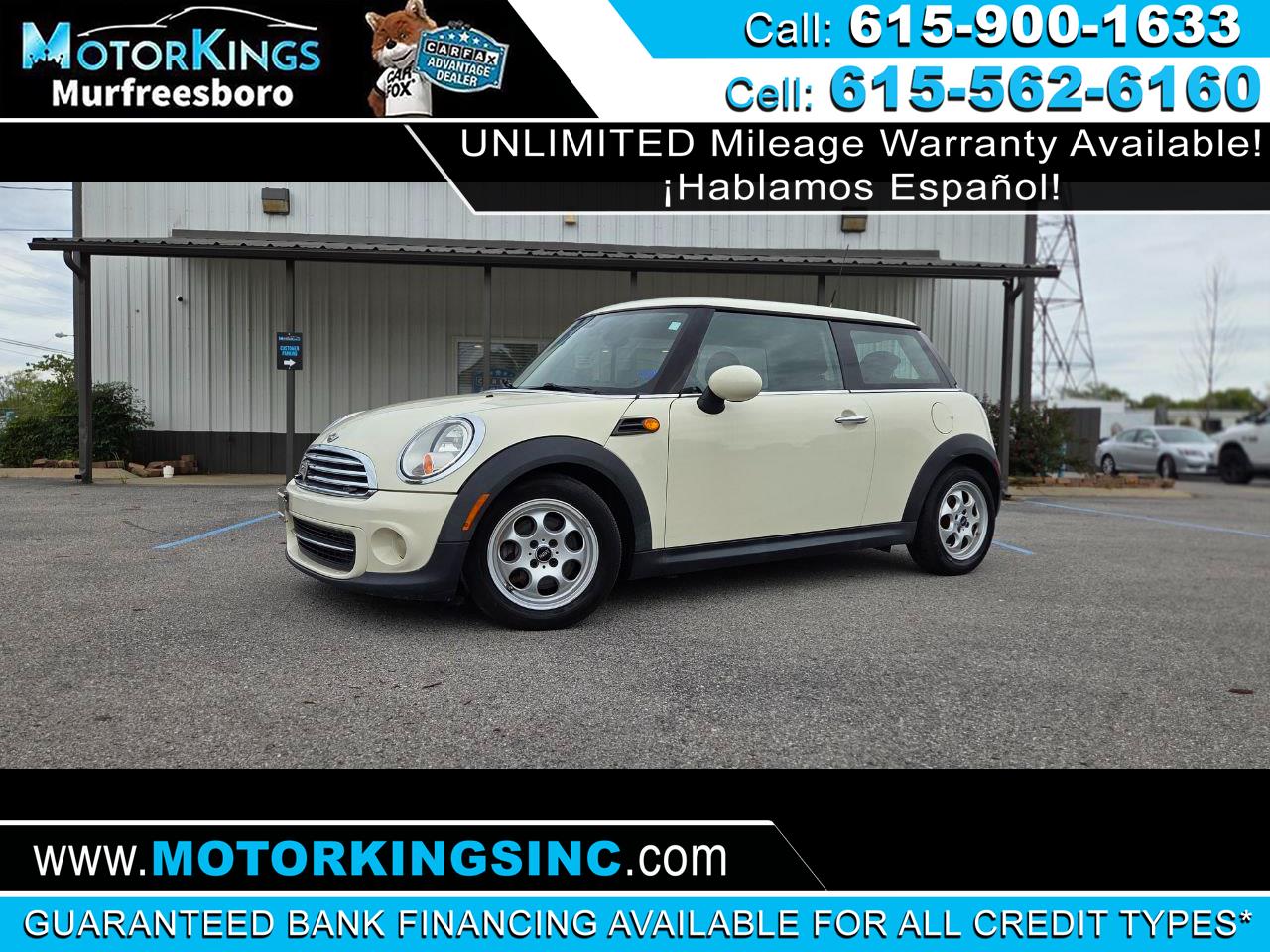 2012 MINI Cooper Hardtop Base