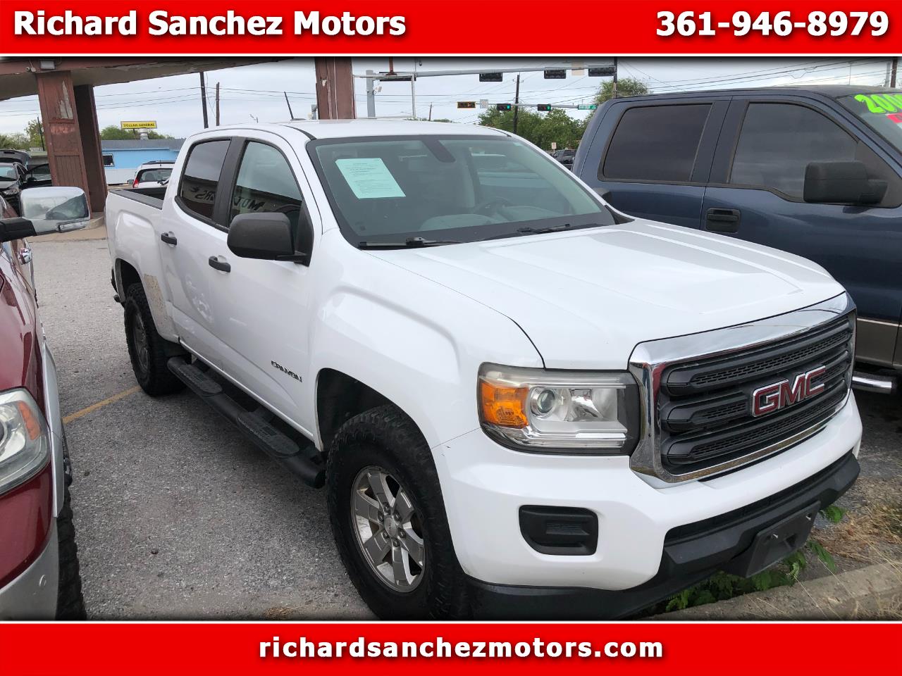 GMC Canyon Work Truck Crew Cab 2WD Short Box 2016