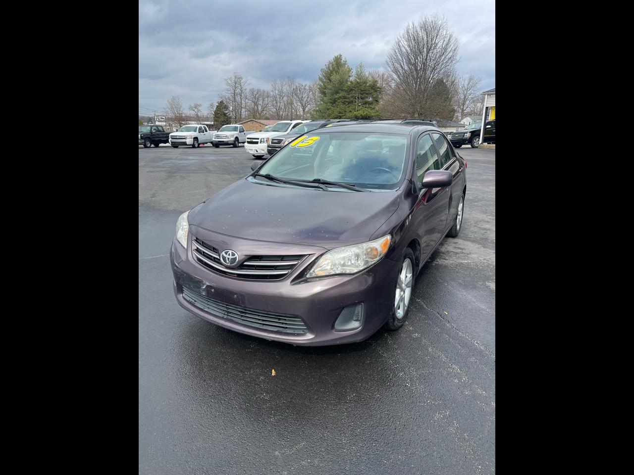 Toyota Corolla 4dr Sdn Man L (Natl) 2013