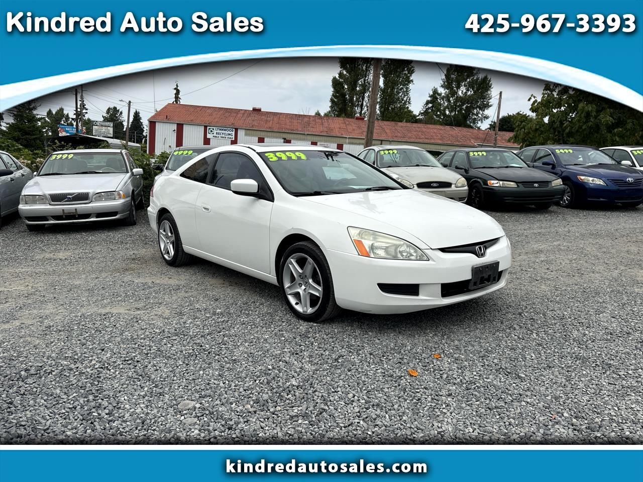 Honda Accord EX V6 Coupe AT with Navigation System 2003 Honda Accord EX V6 Coupe AT with Navigation System 2003
