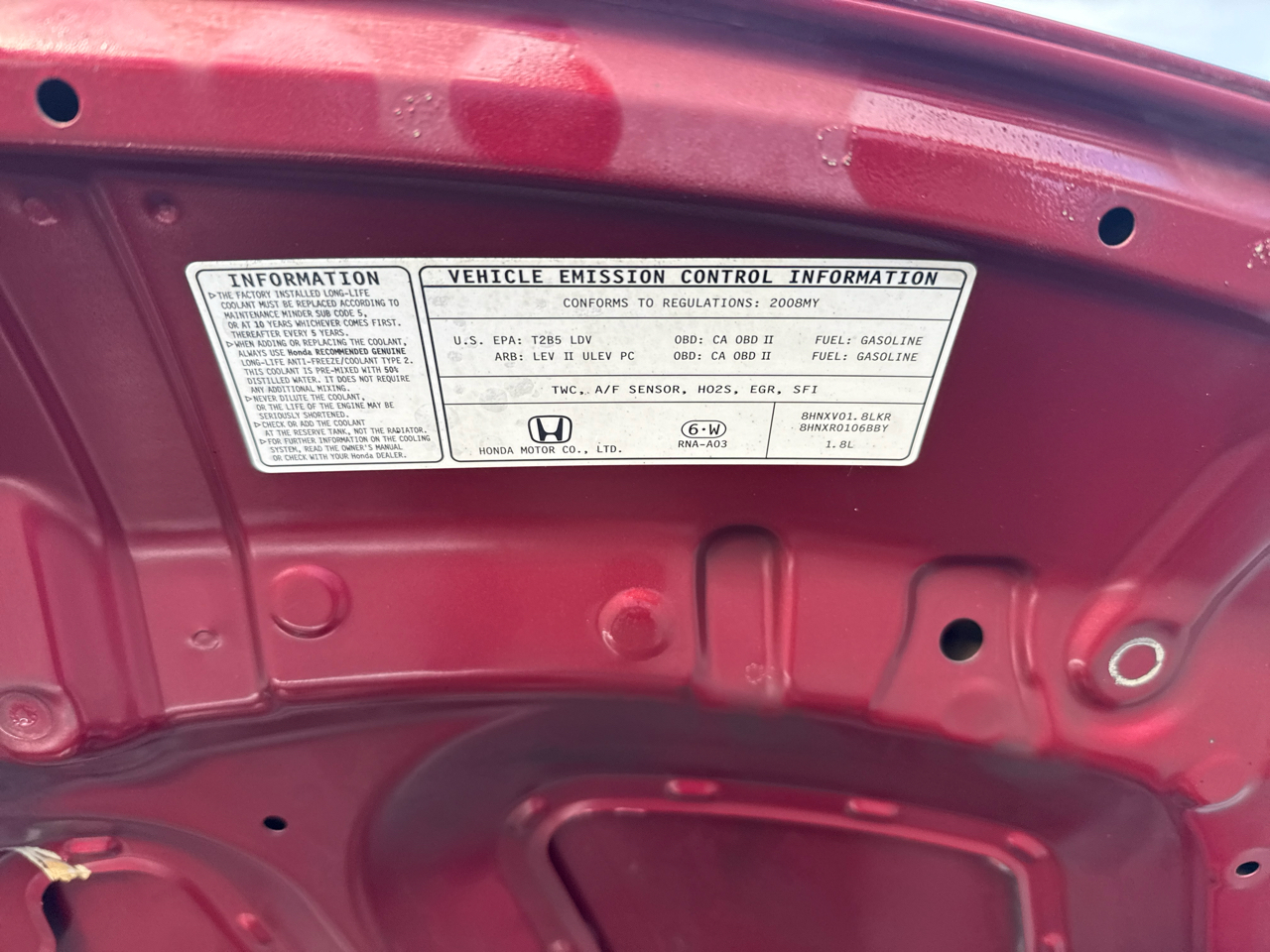 Honda Civic LX Sedan AT 2008