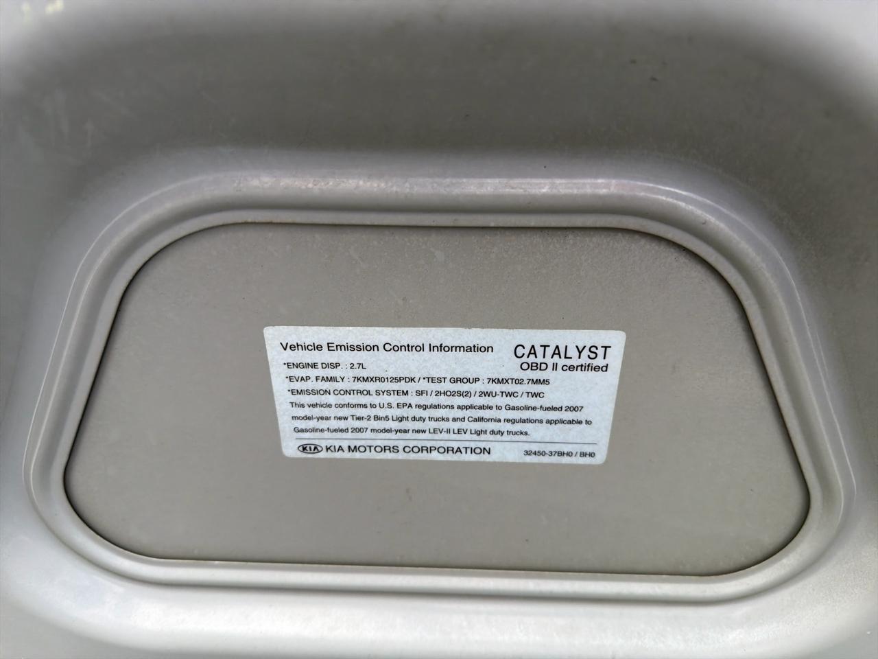 Kia Sportage LX V6 2WD 2007