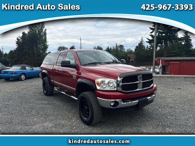 Red (Maroon) 2007 Dodge RAM 2500 Pickup Truck Four-Wheel Drive Automatic