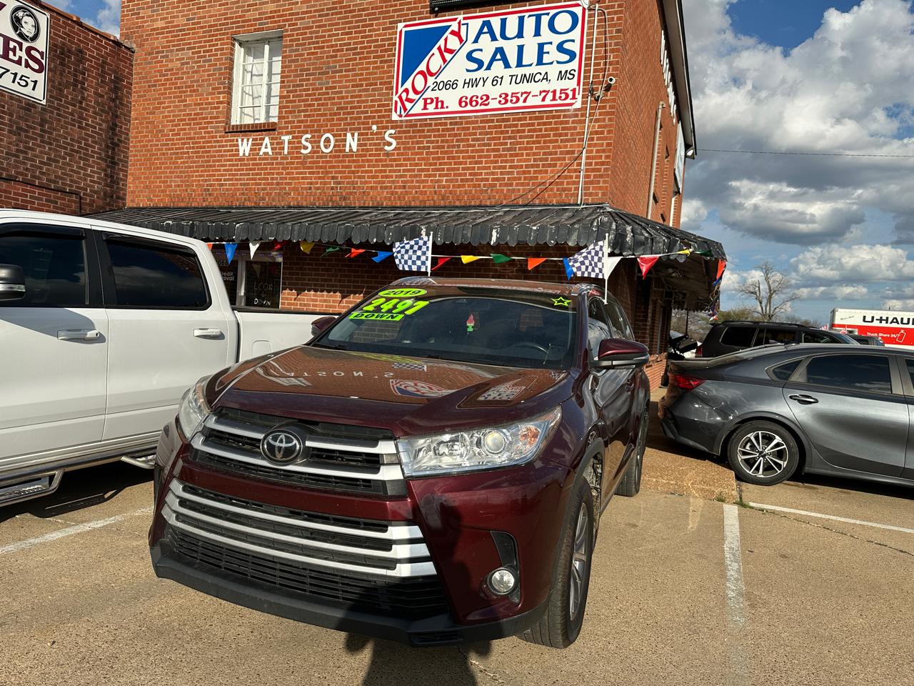 Toyota Highlander XLE V6 FWD (Natl) 2019