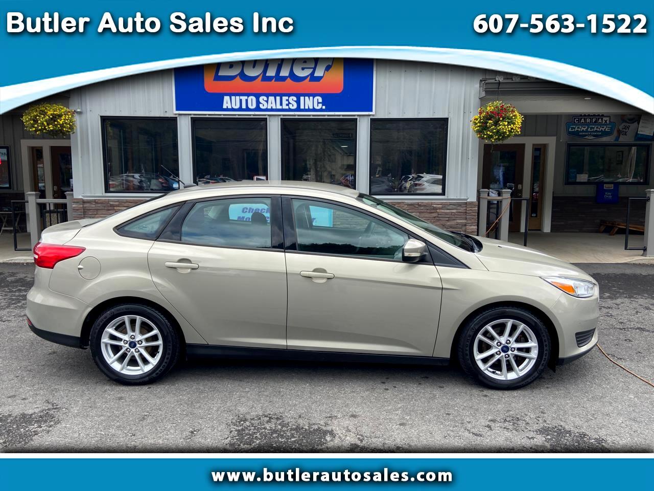 Used 2016 Ford Focus SE Sedan for Sale in Sidney NY 13838 Butler Auto