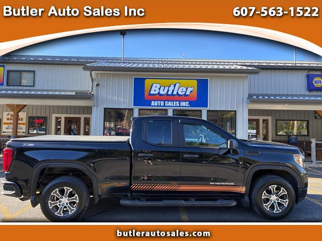 Black 2021 GMC Sierra 1500 Double Cab 4WD Pickup Truck Four-Wheel Drive Automatic