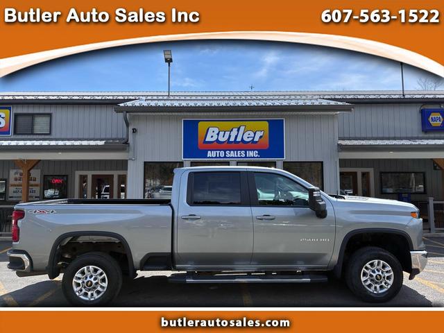 Gray 2025 Chevrolet Silverado 2500HD LT Crew Cab LB 4WD Pickup Truck Four-Wheel Drive Automatic