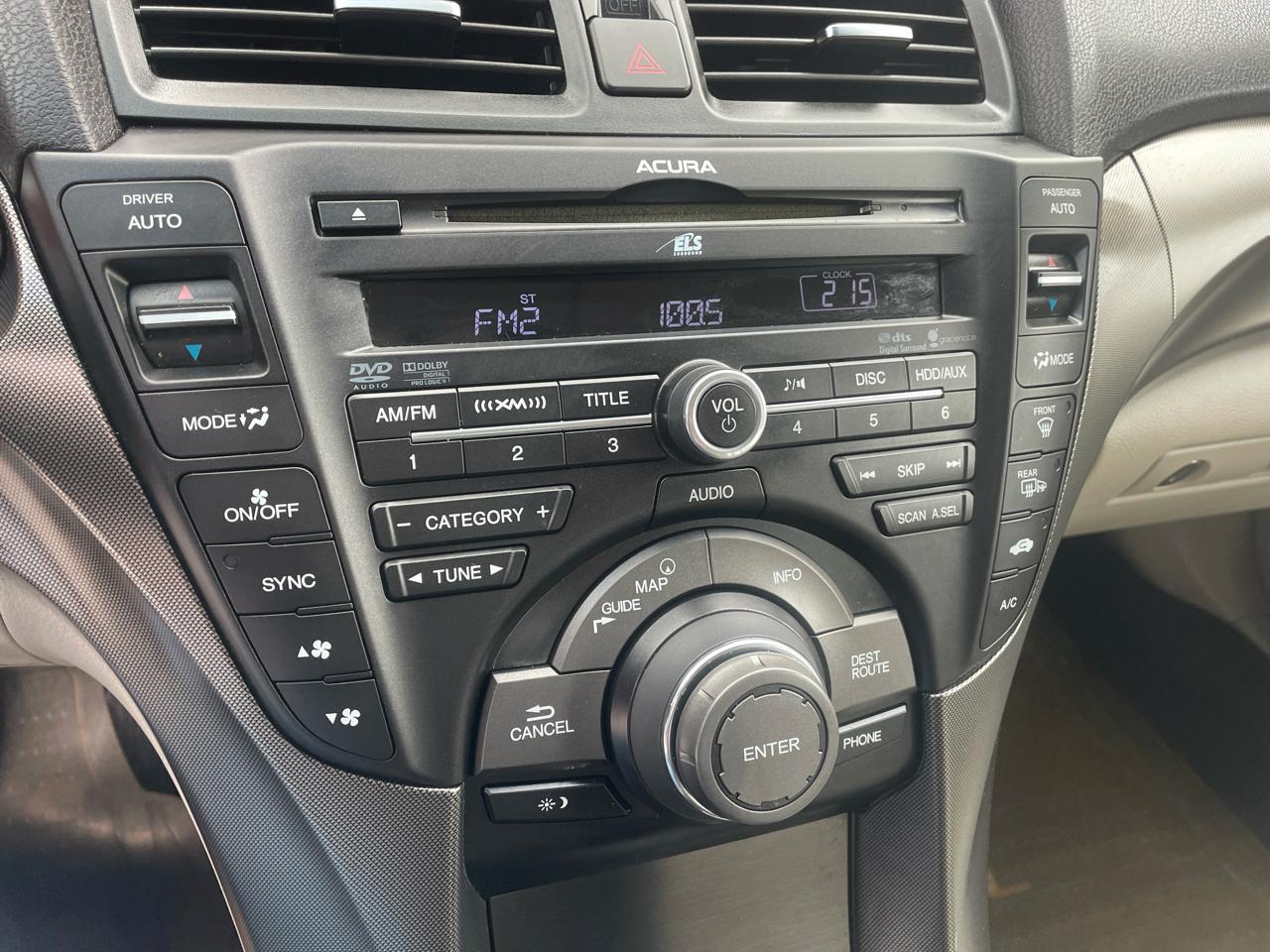 Acura TL 6-Speed AT with Tech Package and 18-In. WP 2012