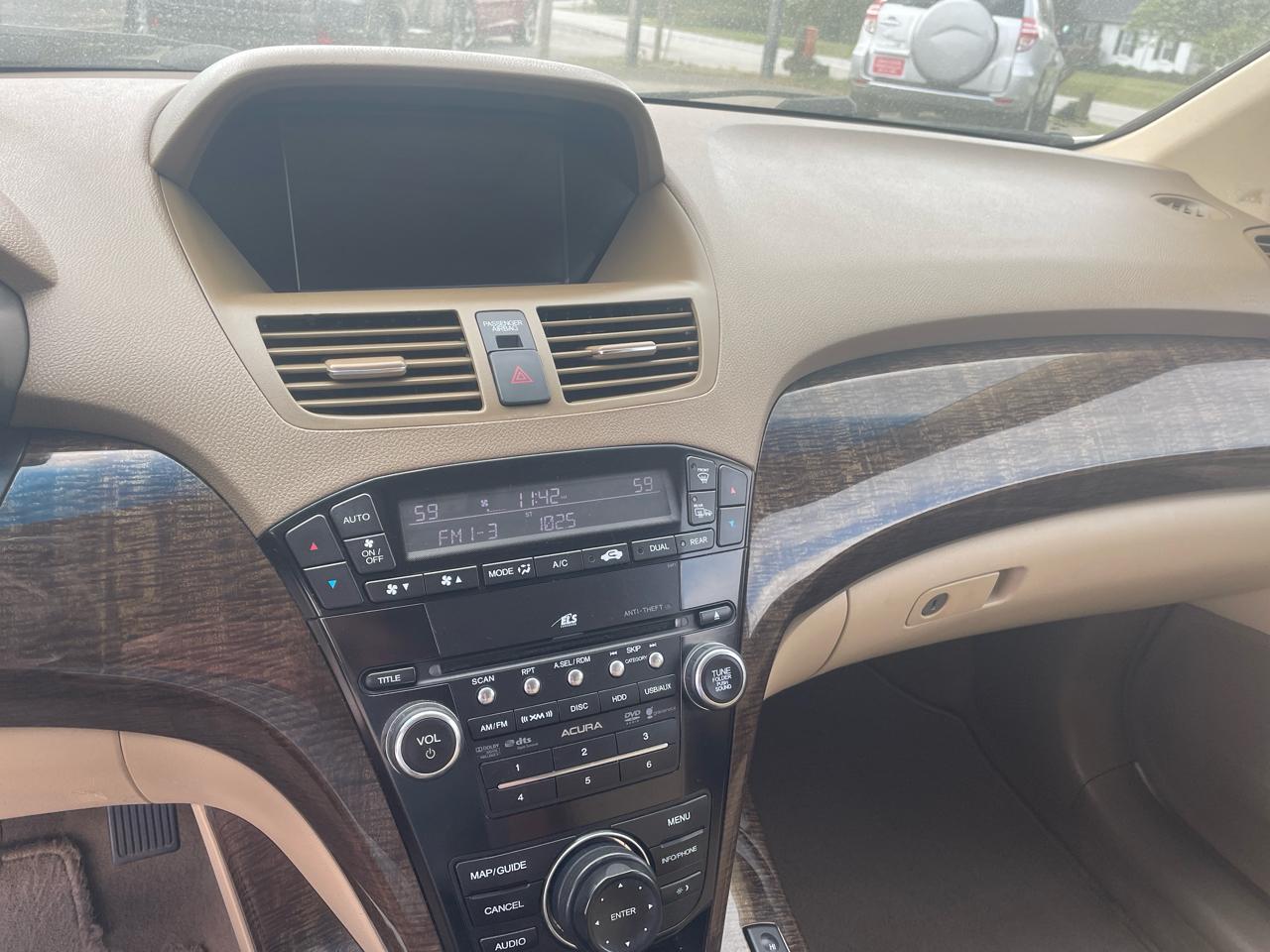 Acura MDX 6-Spd AT w/Tech Package 2012