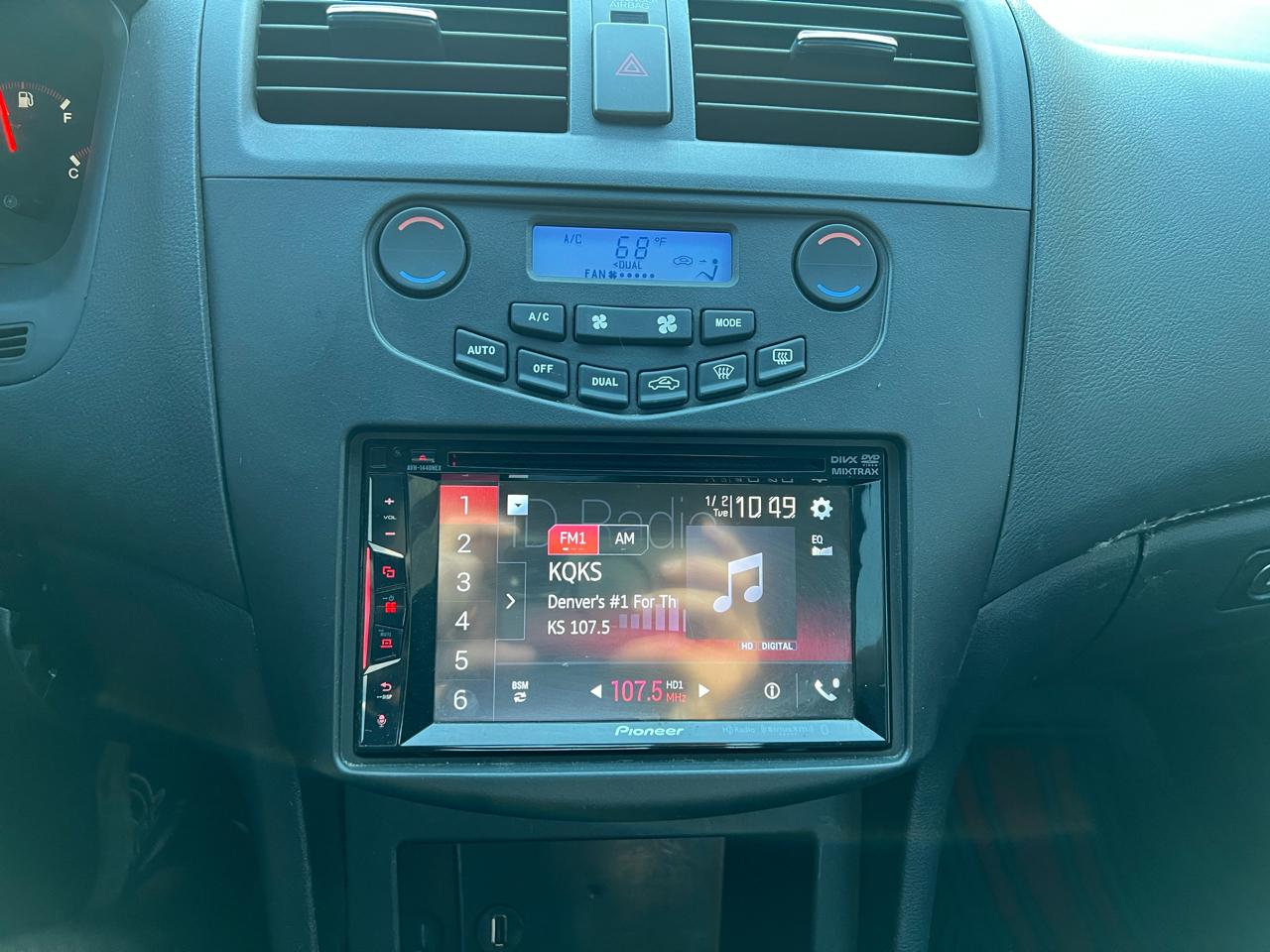 Honda Accord EX V-6 Coupe 6-Speed MT with XM Radio 2004