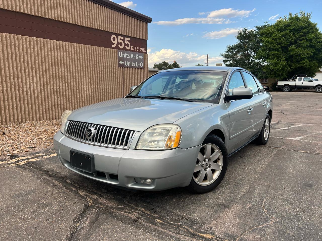 Silver 2006 Mercury Montego Sedan Front-Wheel Drive Automatic