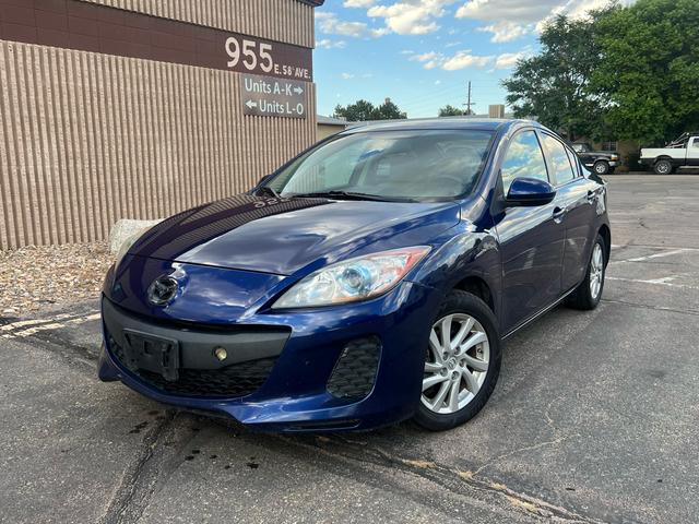 Blue 2012 Mazda MAZDA3 Sedan Front-Wheel Drive Manual