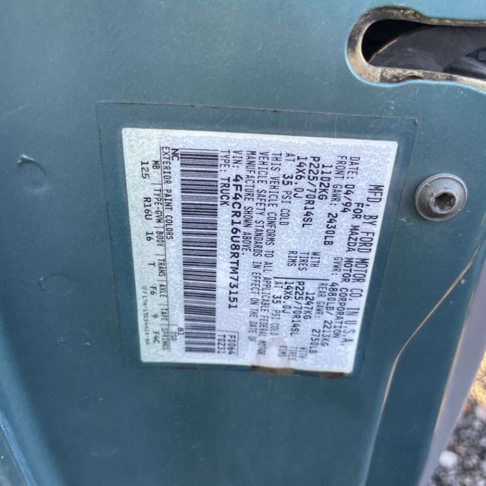 Mazda B-Series  1994