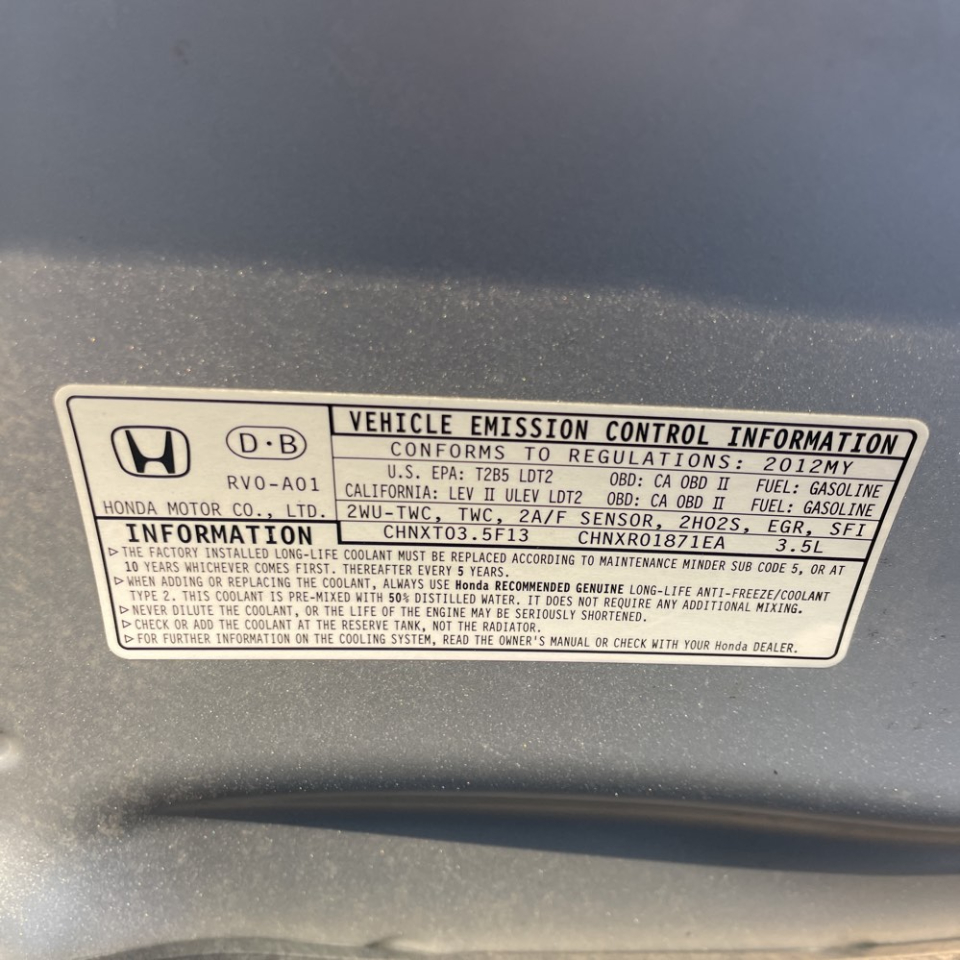Honda Odyssey EX-L 2012