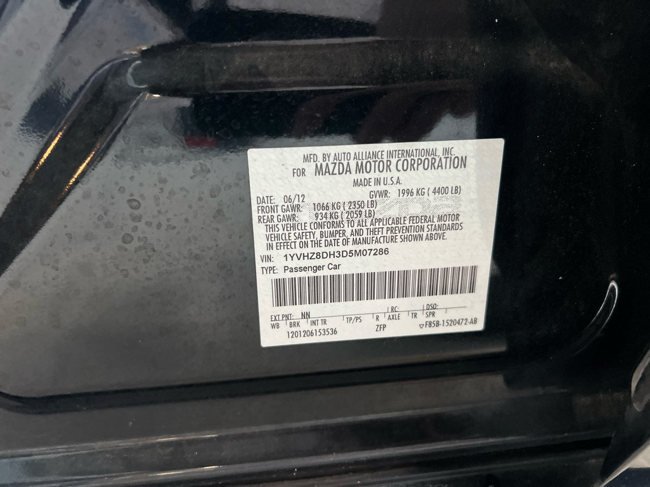 Mazda MAZDA6  2013 Mazda MAZDA6  2013