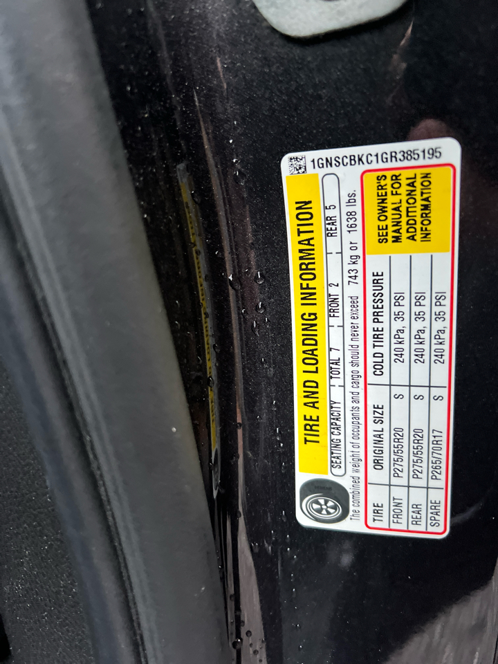 Chevrolet Tahoe  2016