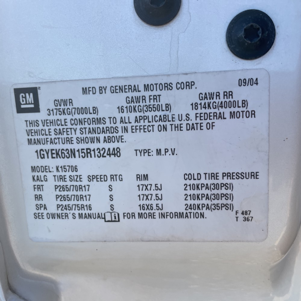 Cadillac Escalade Base 2005