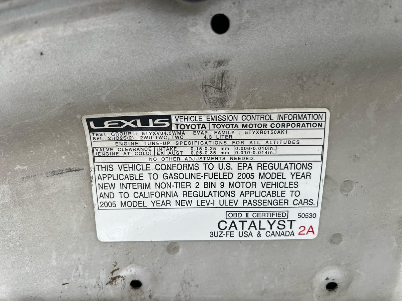 Lexus SC 430 Base 2005