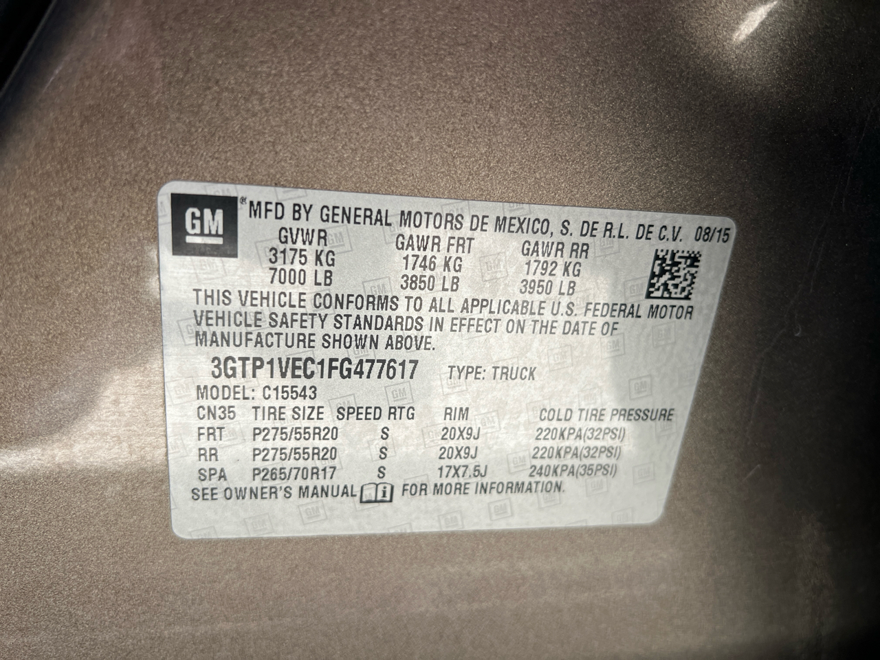 GMC Sierra 1500  2015