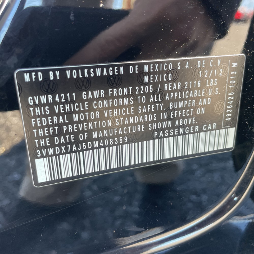 Volkswagen Jetta SE 2013