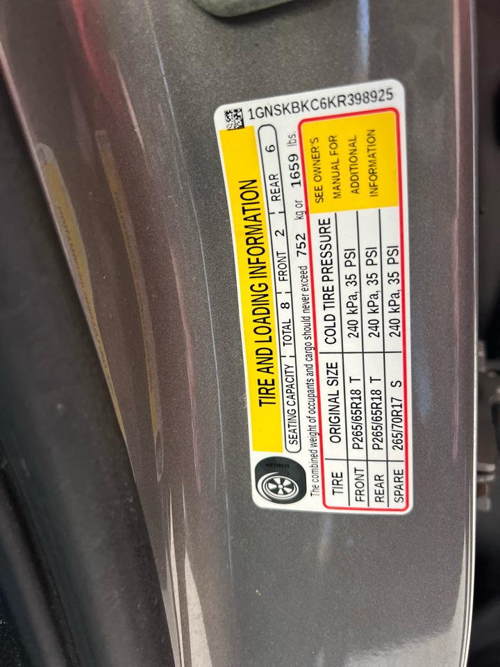 Chevrolet Tahoe  2019