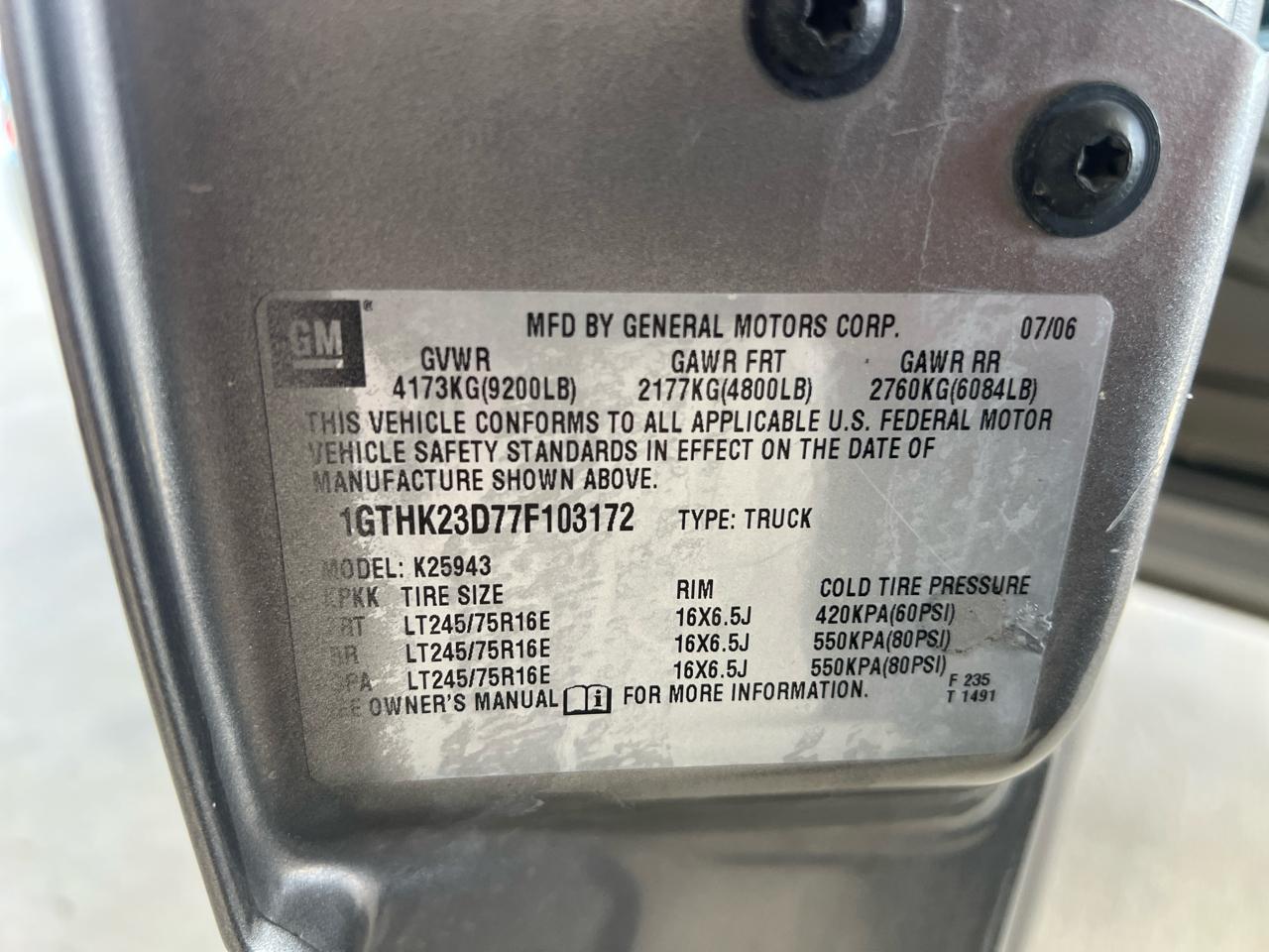 GMC Sierra Classic 2500HD  2007