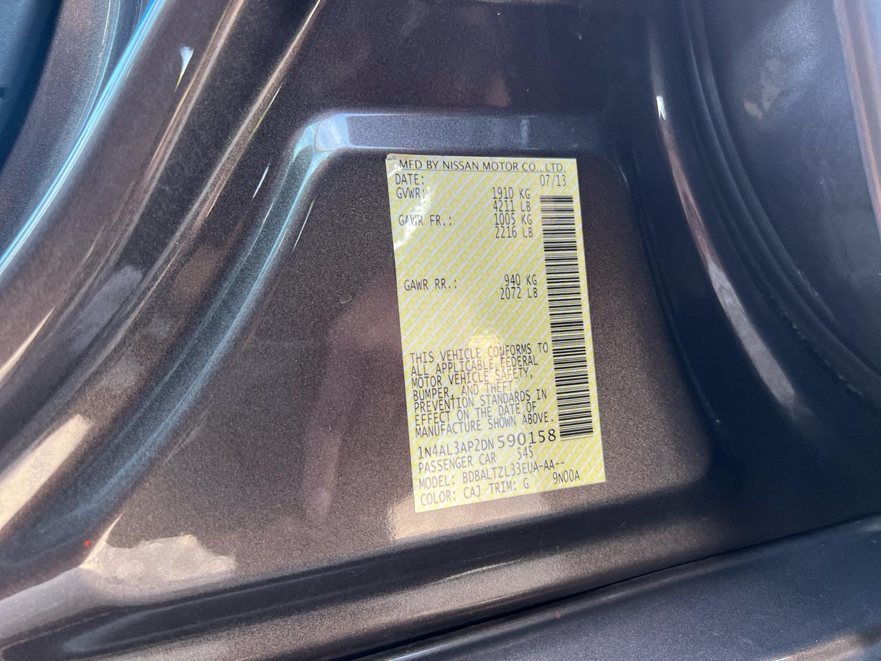 Nissan Altima  2013