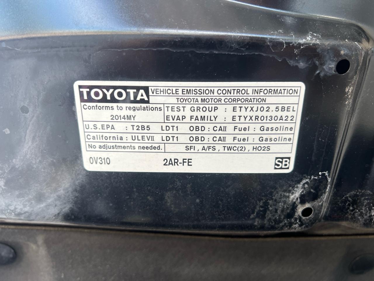 Toyota RAV4 Limited 2014