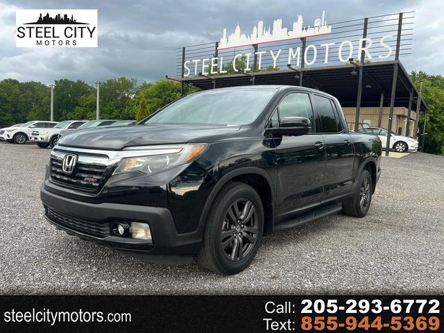 Black 2017 Honda Ridgeline Pickup Truck Front-Wheel Drive Automatic