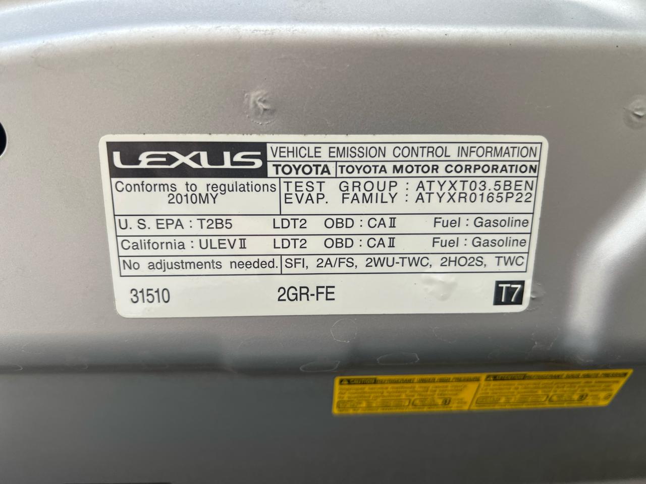 Lexus RX 350  2010