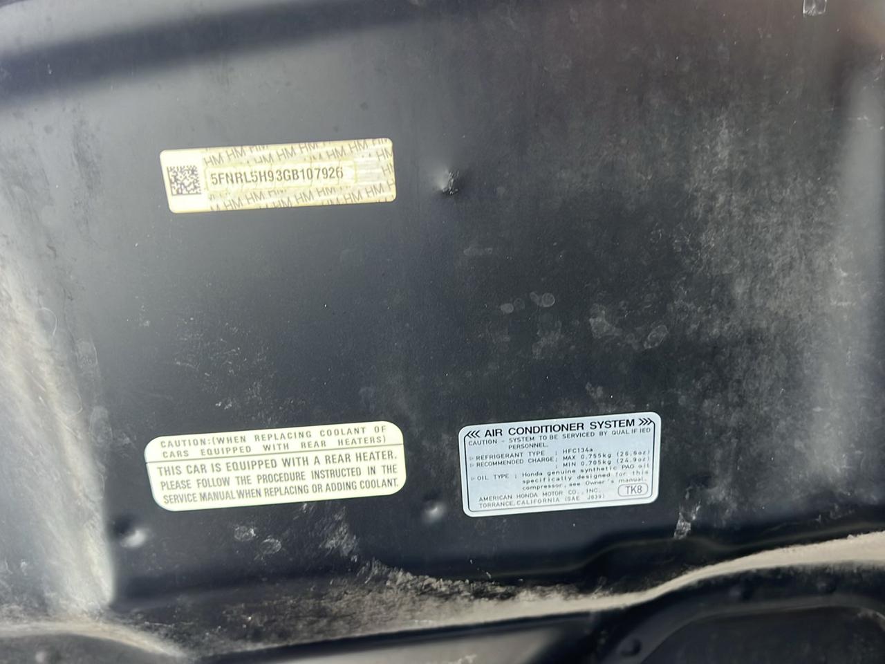 Honda Odyssey  2016