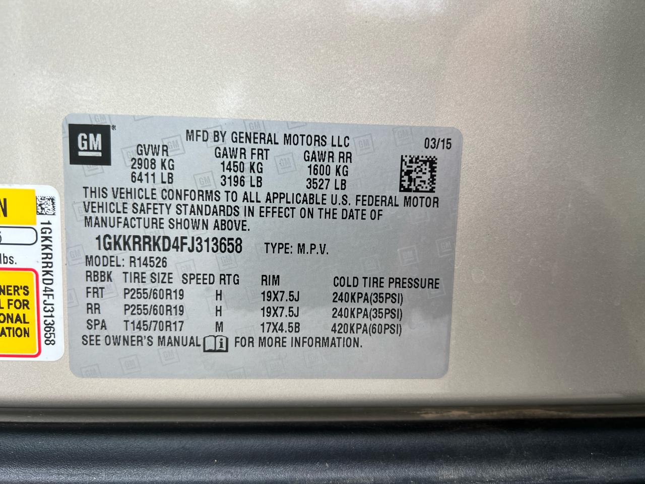 GMC Acadia SLT-1 2015
