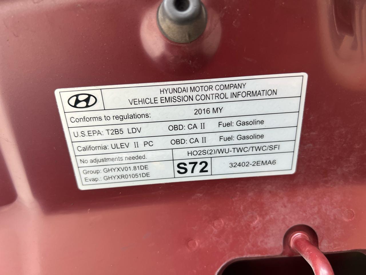 Hyundai Elantra  2016
