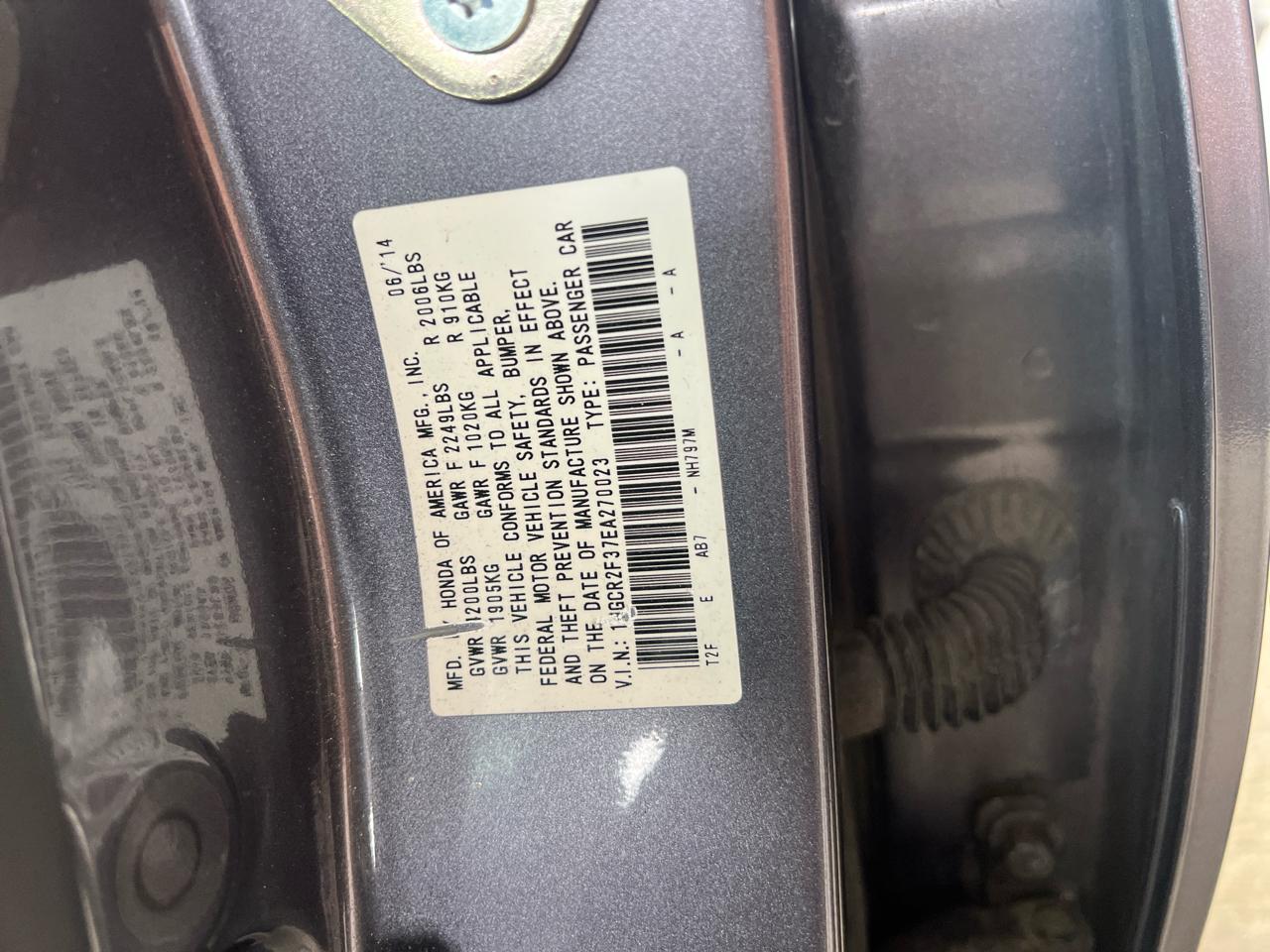 Honda Accord  2014