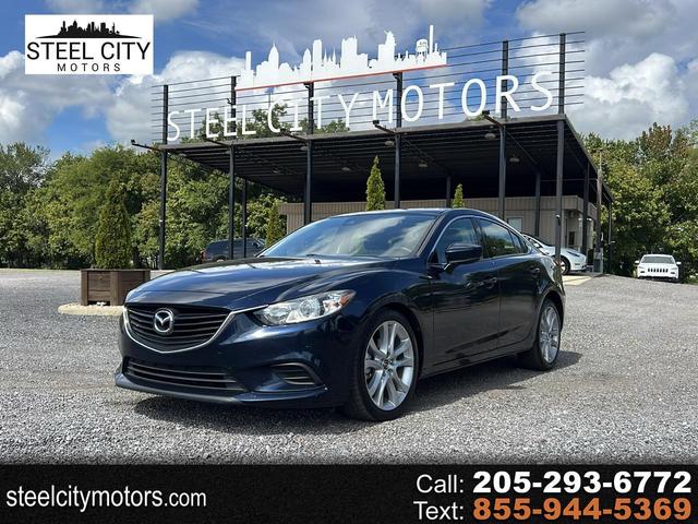 Blue 2017 Mazda MAZDA6 Sedan Front-Wheel Drive Automatic