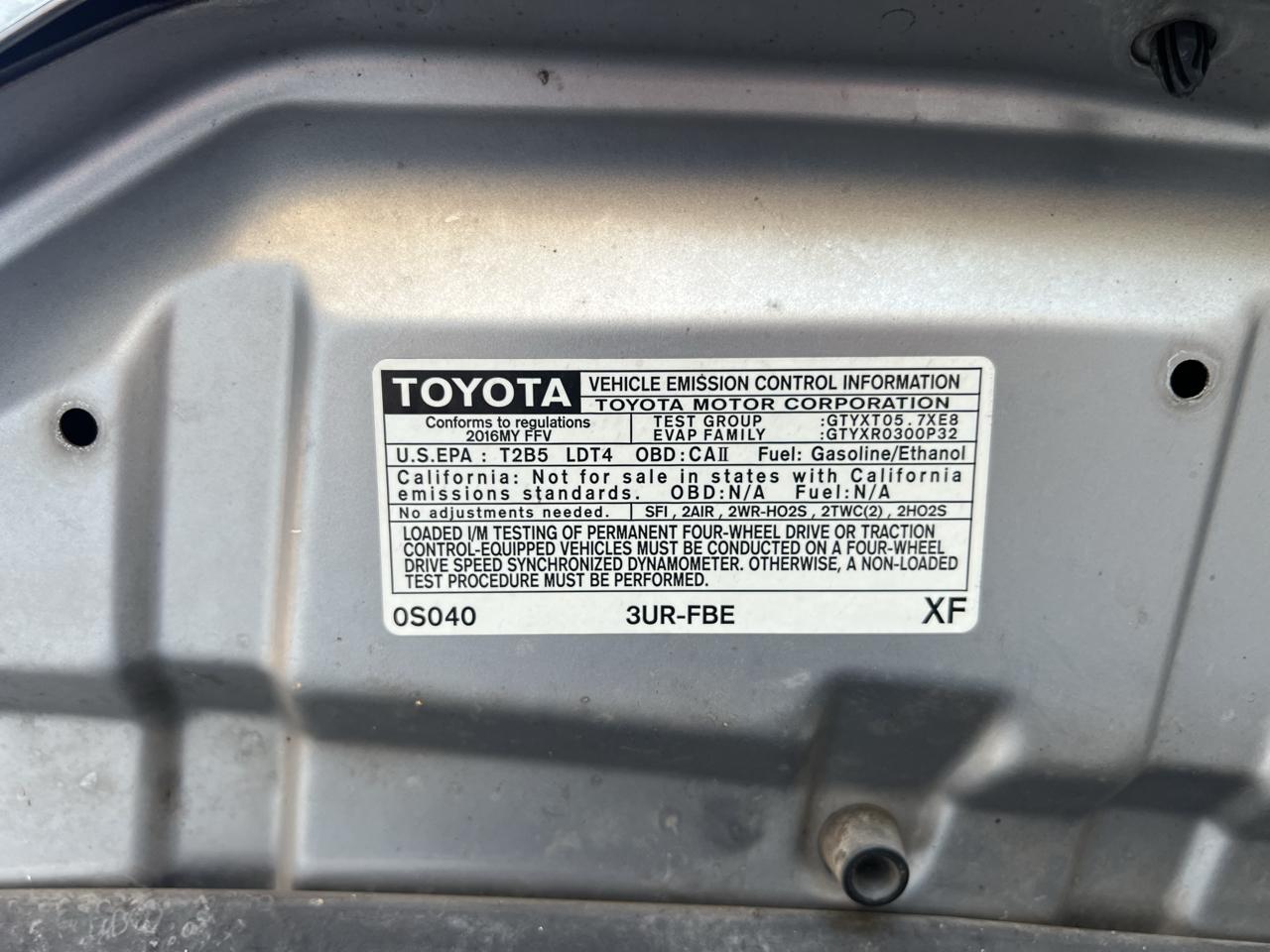 Toyota Tundra  2016