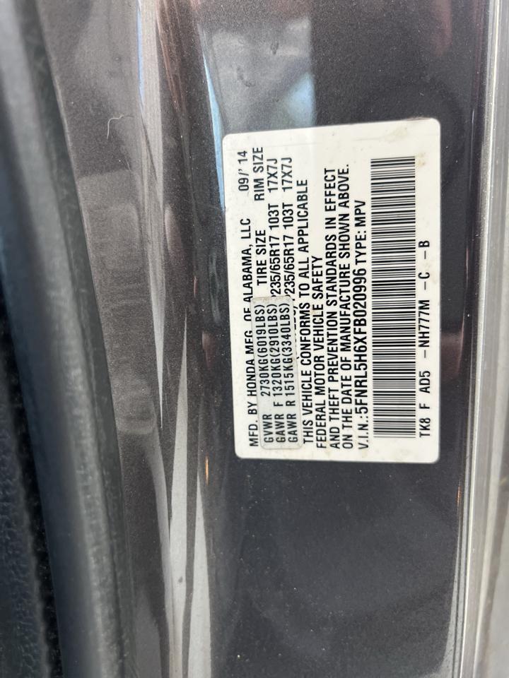 Honda Odyssey  2015