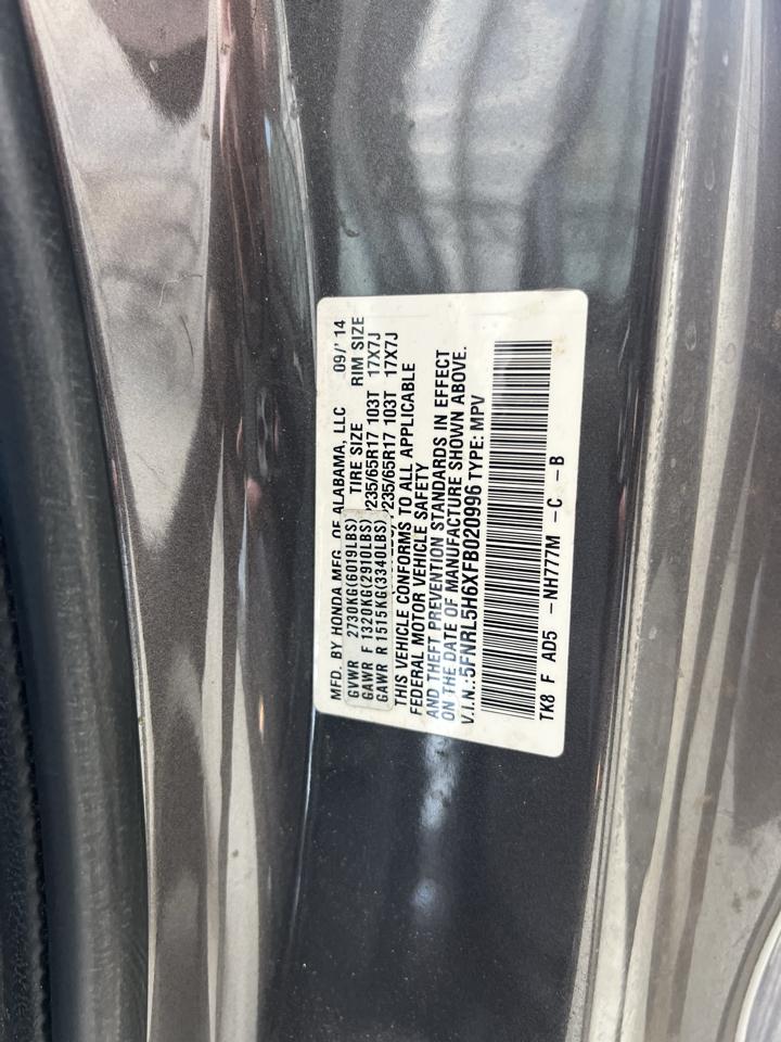 Honda Odyssey  2015