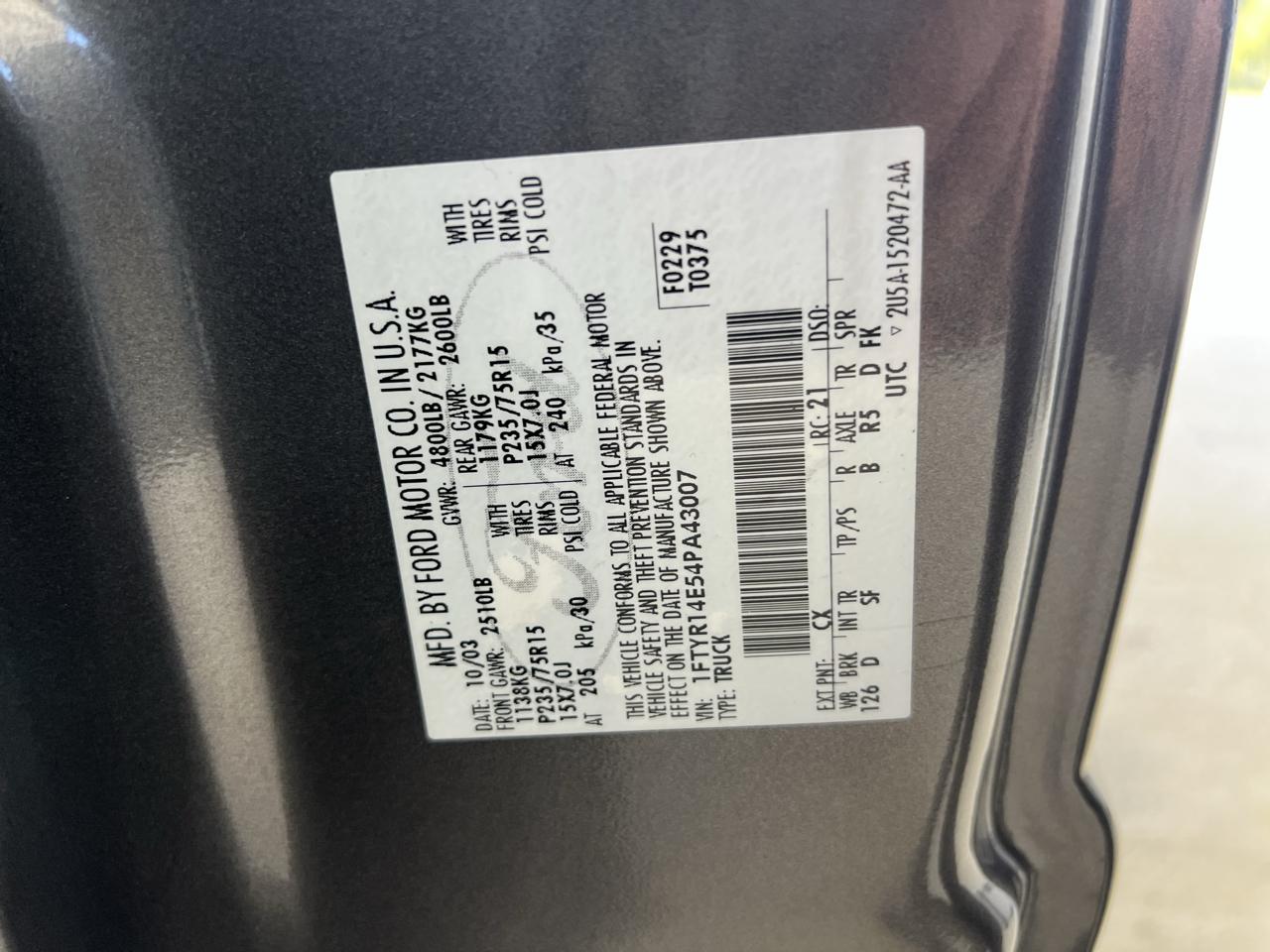 Ford Ranger  2004