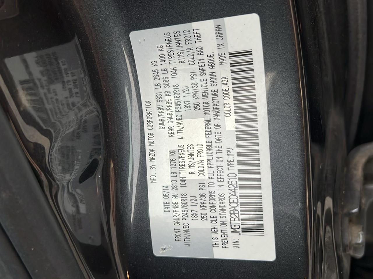 Mazda CX-9  2014