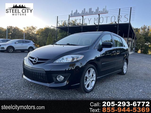 Black 2009 Mazda MAZDA5 Minivan Front-Wheel Drive Automatic