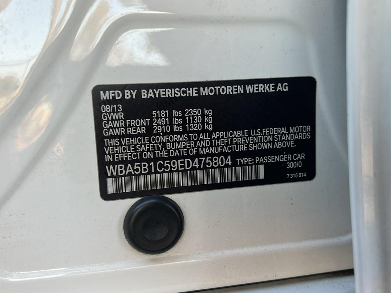BMW 5-Series  2014