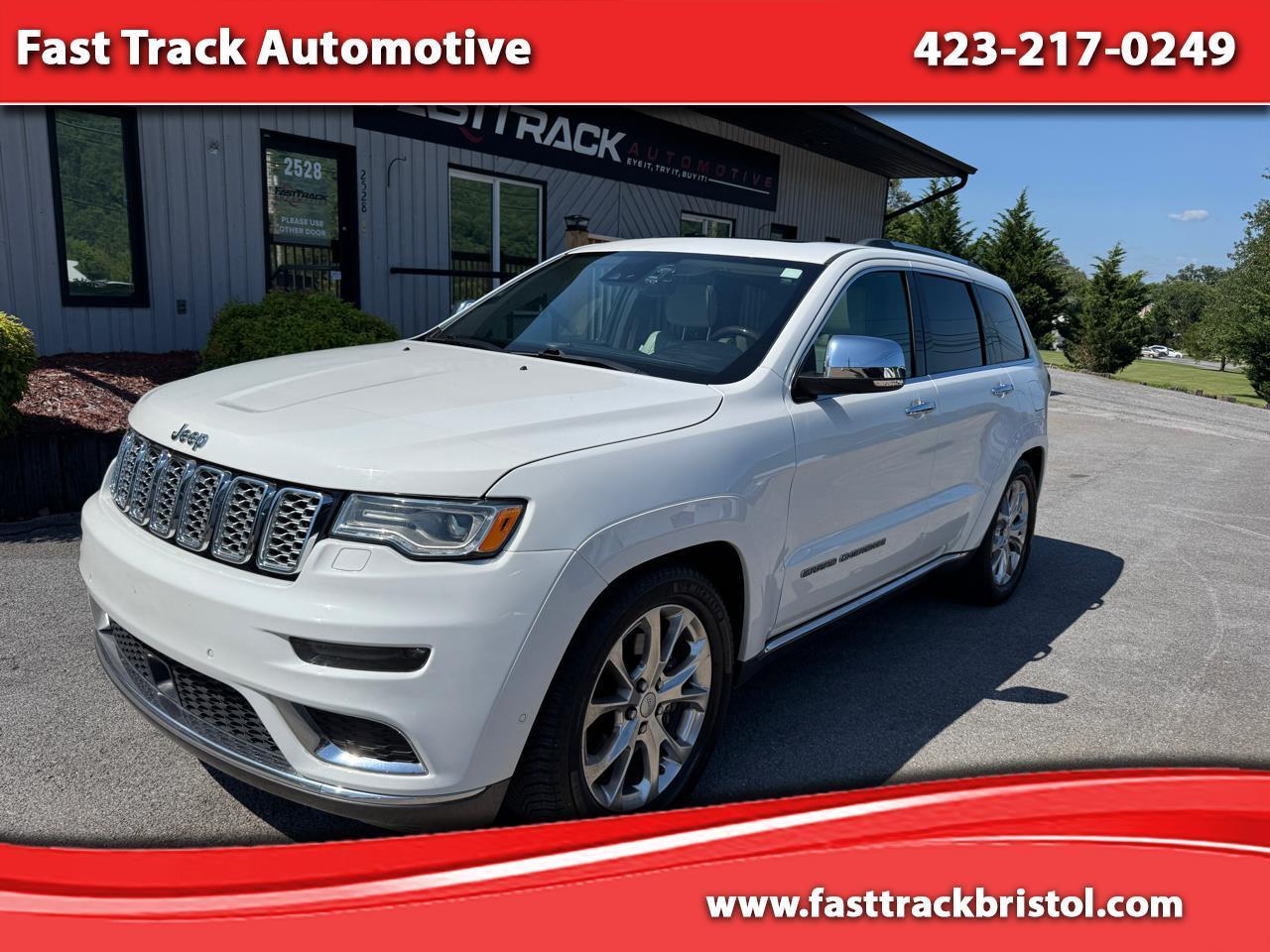 White 2019 Jeep Grand Cherokee SUV / Crossover Four-Wheel Drive Automatic