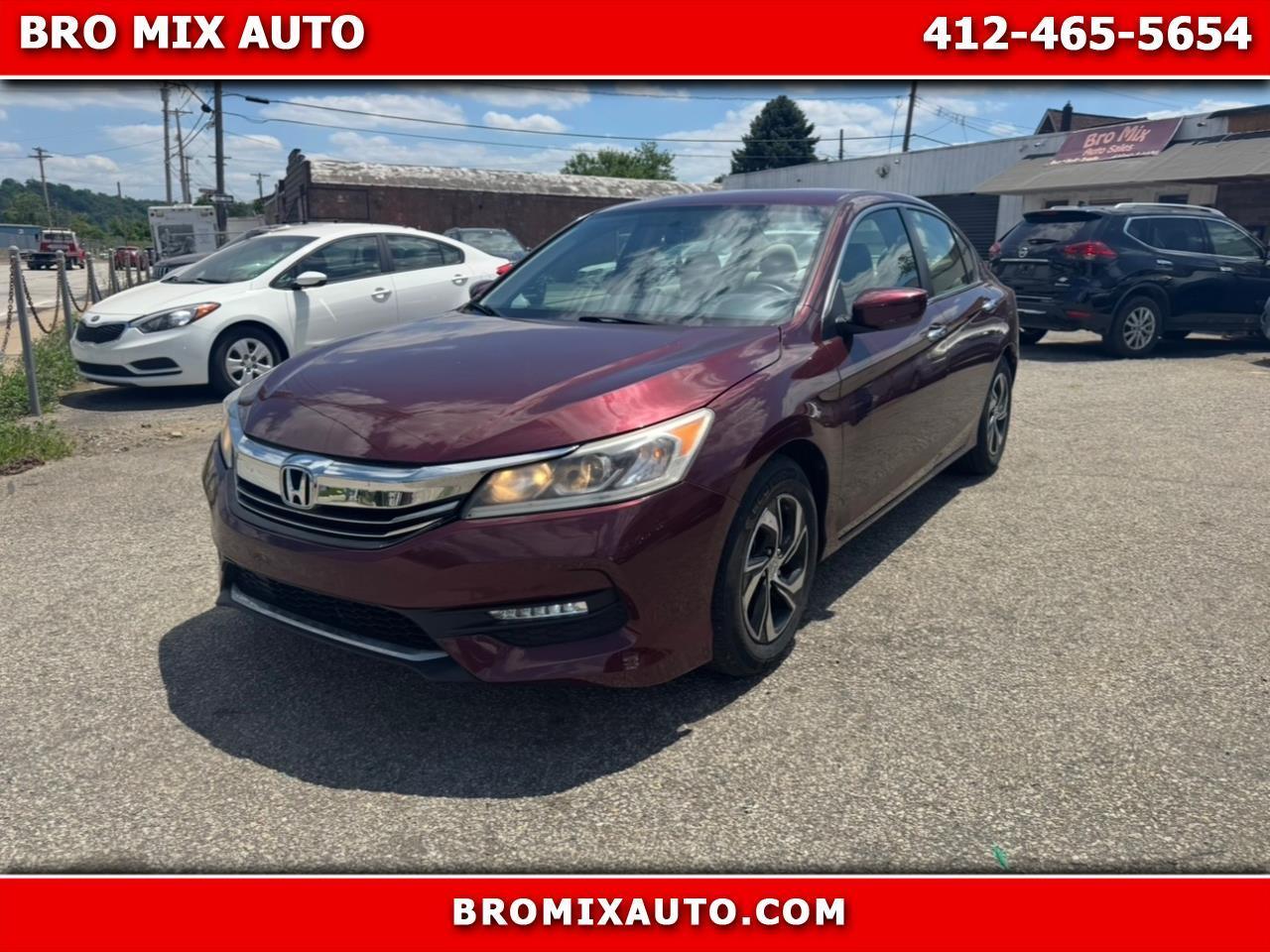 Honda Accord LX Sedan CVT 2016