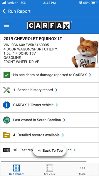 Chevrolet Equinox LT 1.5 2WD 2019 Chevrolet Equinox LT 1.5 2WD 2019