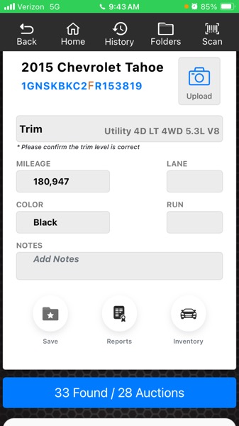 Chevrolet Tahoe LT 4WD 2015