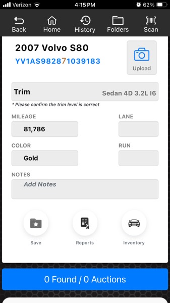 Volvo S80 3.2 FWD 2007