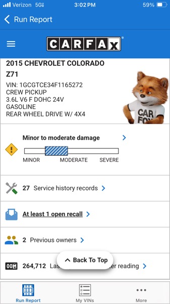 Chevrolet Colorado 4WD Crew Cab 140.5" Z71 2015