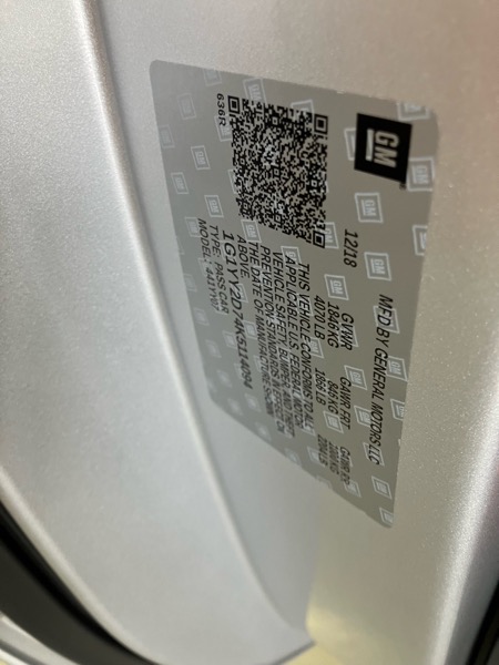 Chevrolet Corvette Grand Sport Preferred w/2LT Coupe Auto 2019