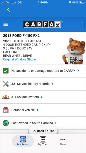 Ford F-150 2WD Reg Cab 126" FX2 2013